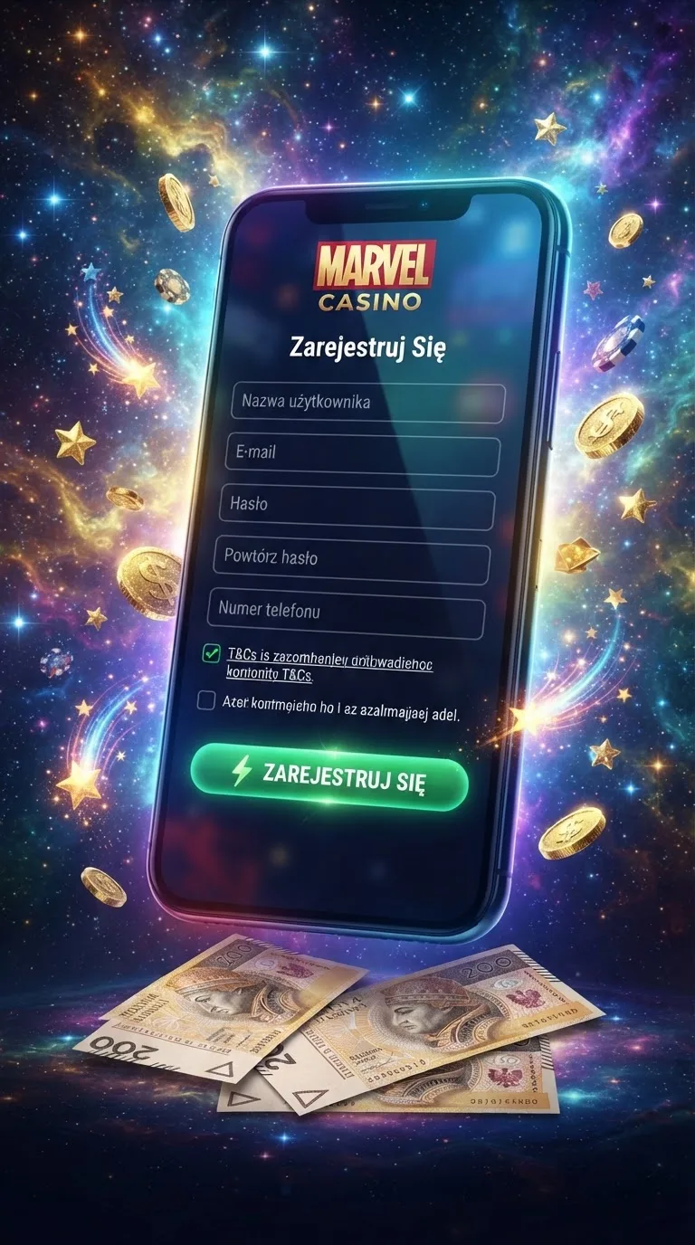 Marvel Casino Register